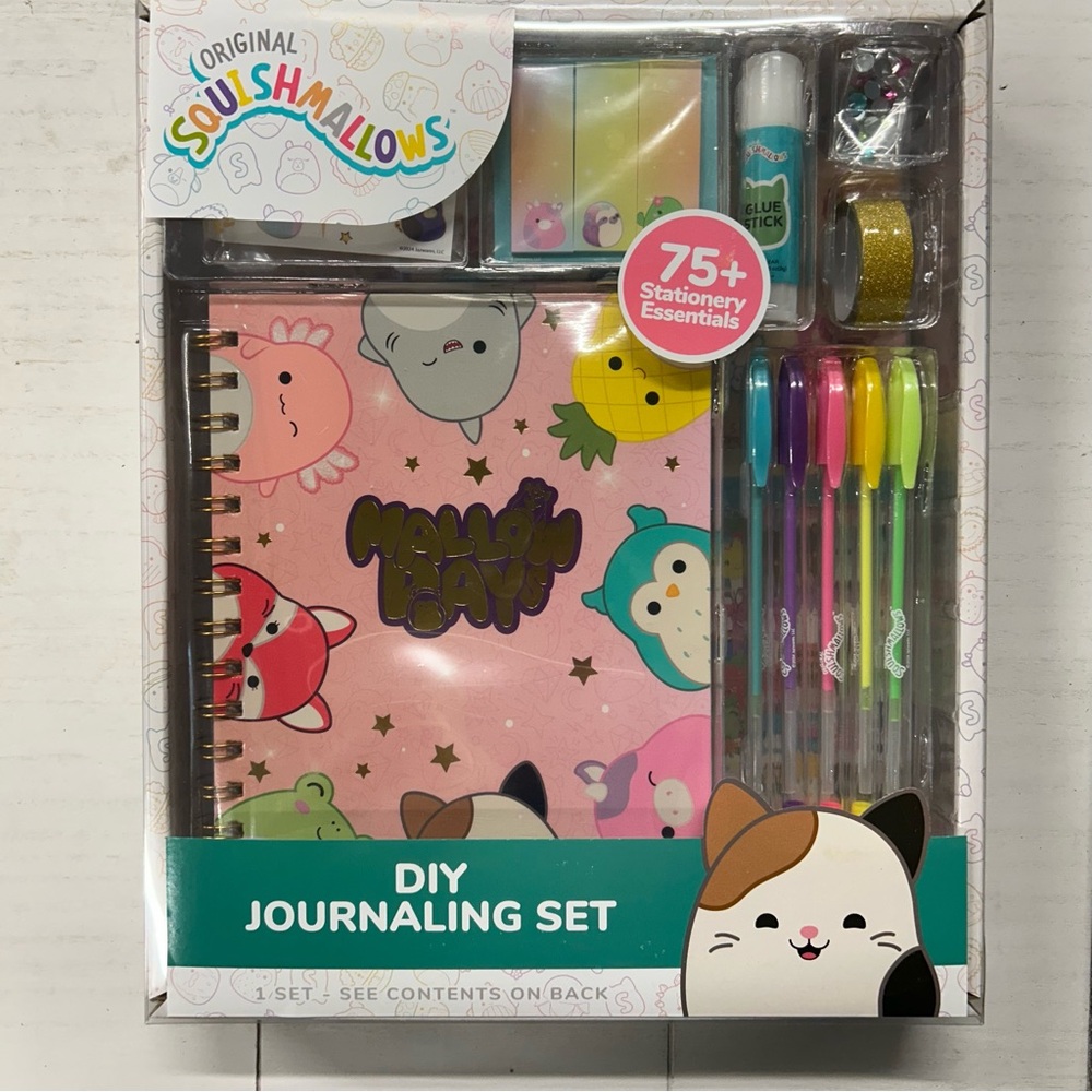 SQUISHMALLOWS-ORIGINAL 
JOURNALING SET NIB NWT